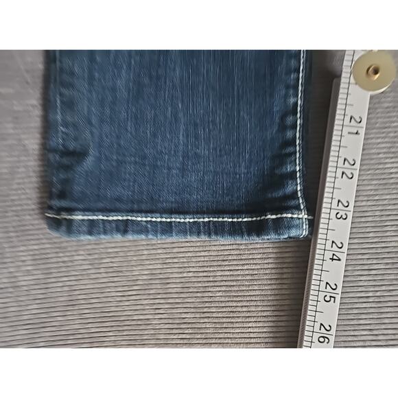 BKE Jeans Womens Size 27 Blue Stella Cropped Straight Leg Stretch - Picture 5 of 10